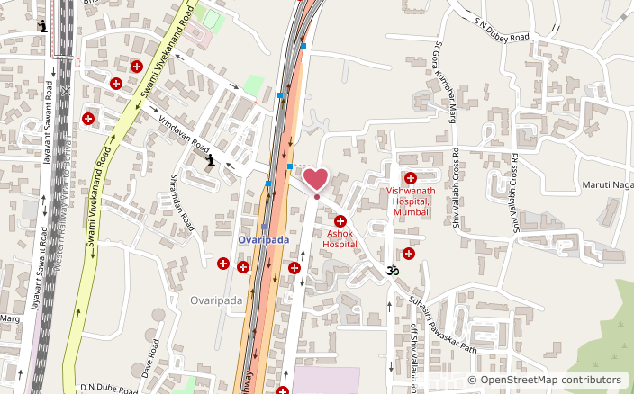 memory map centred on the spot that matters
